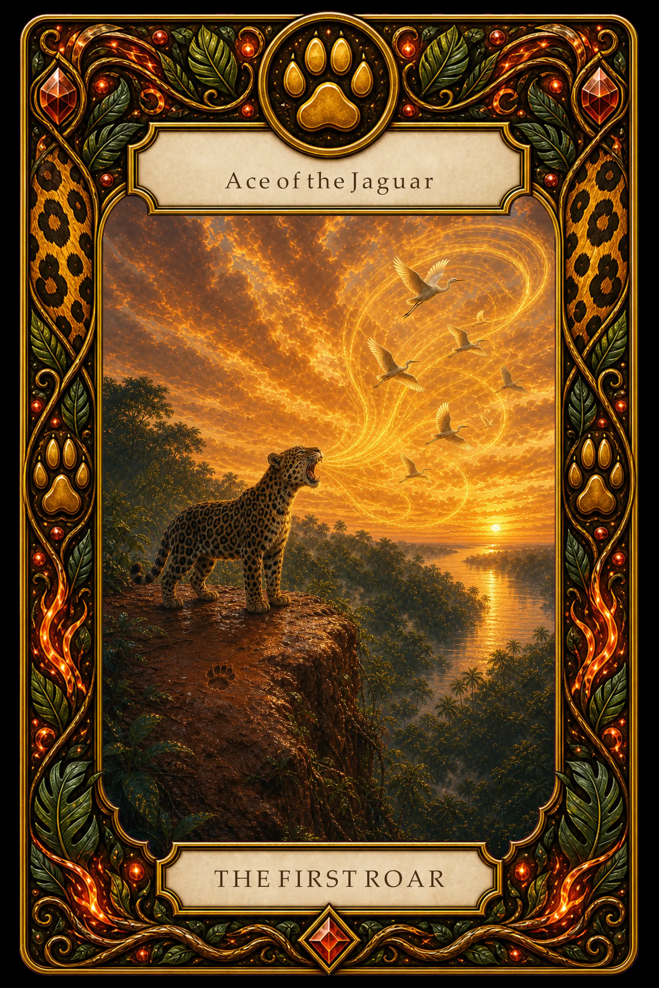 The First Roar tarot card