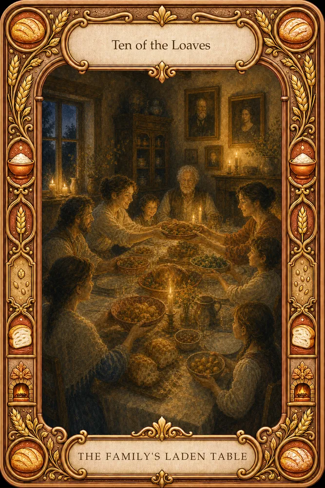 The Family's Laden Table