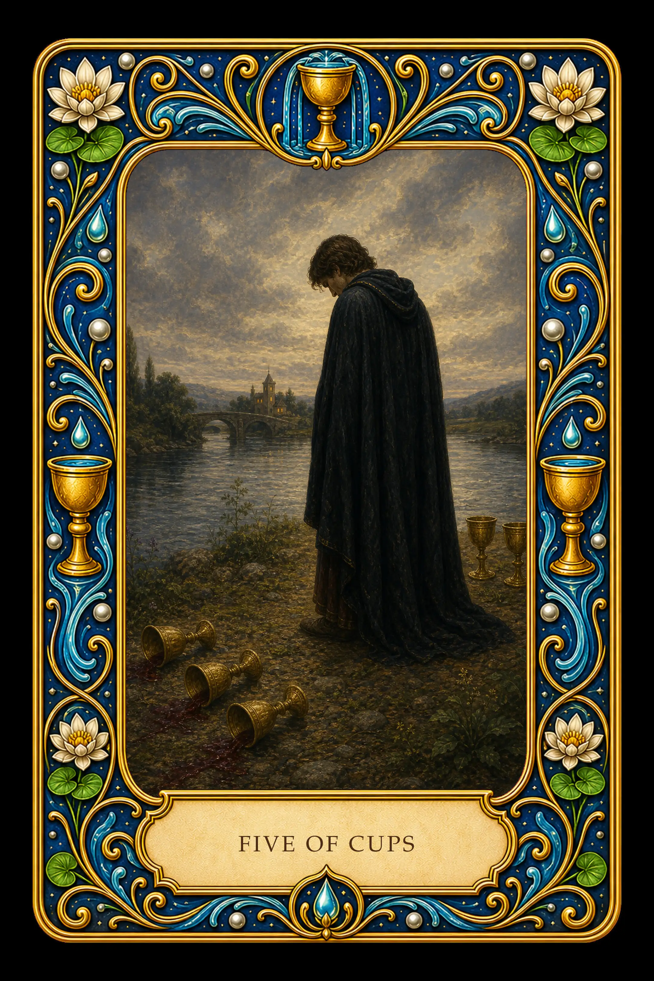 Five of Cups tarot card
