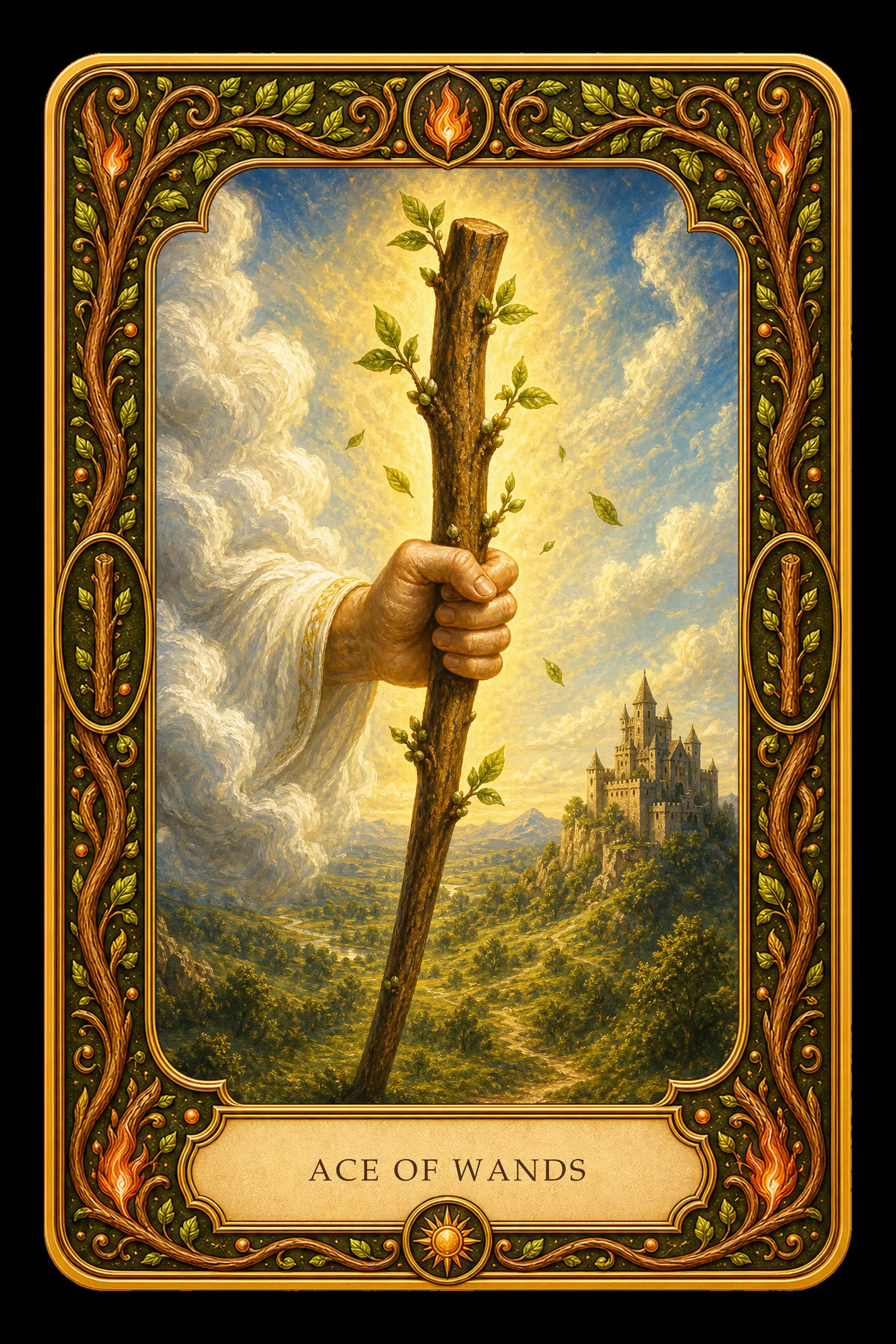 Ace of Wands tarot card