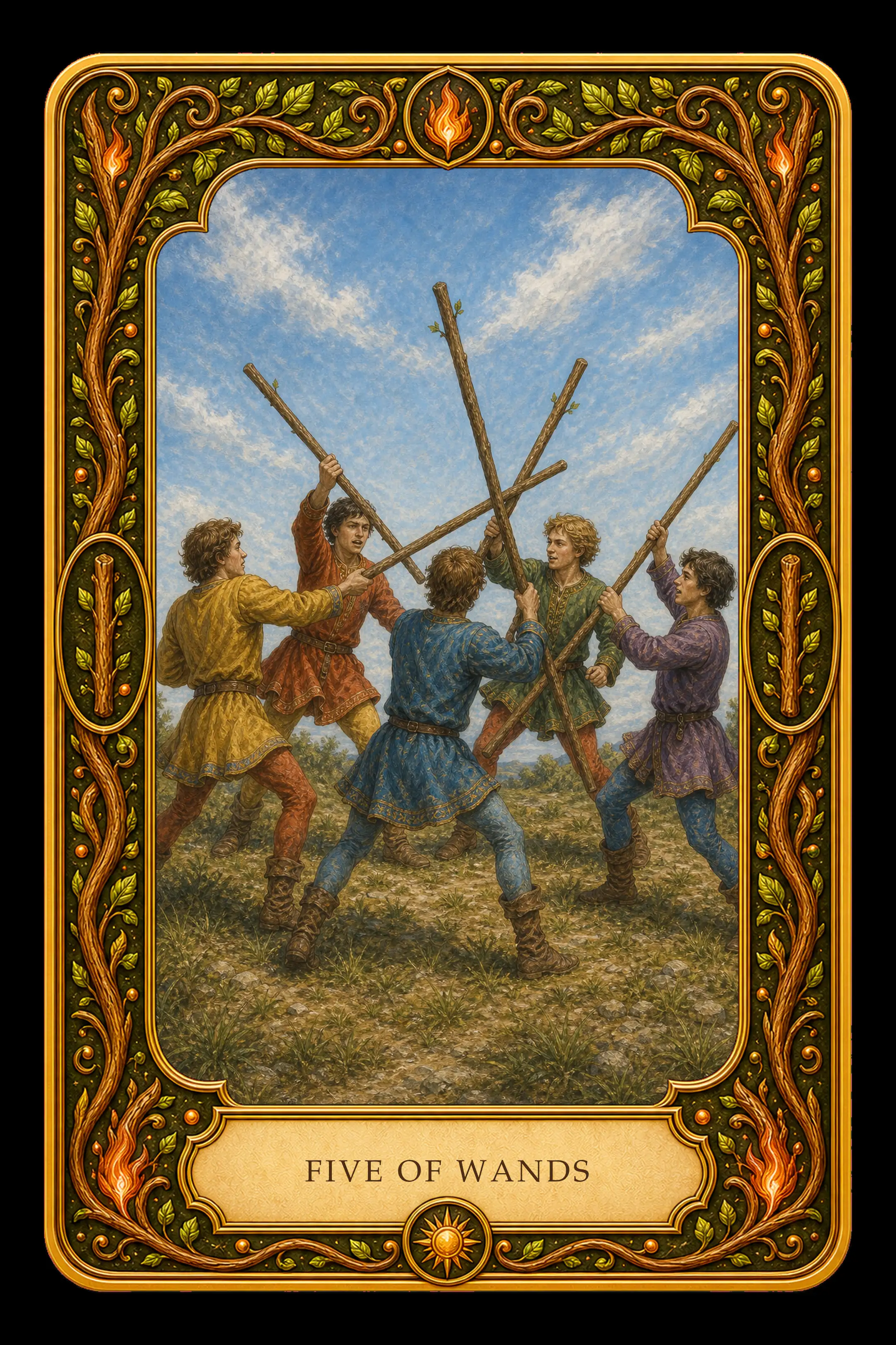 Five of Wands
