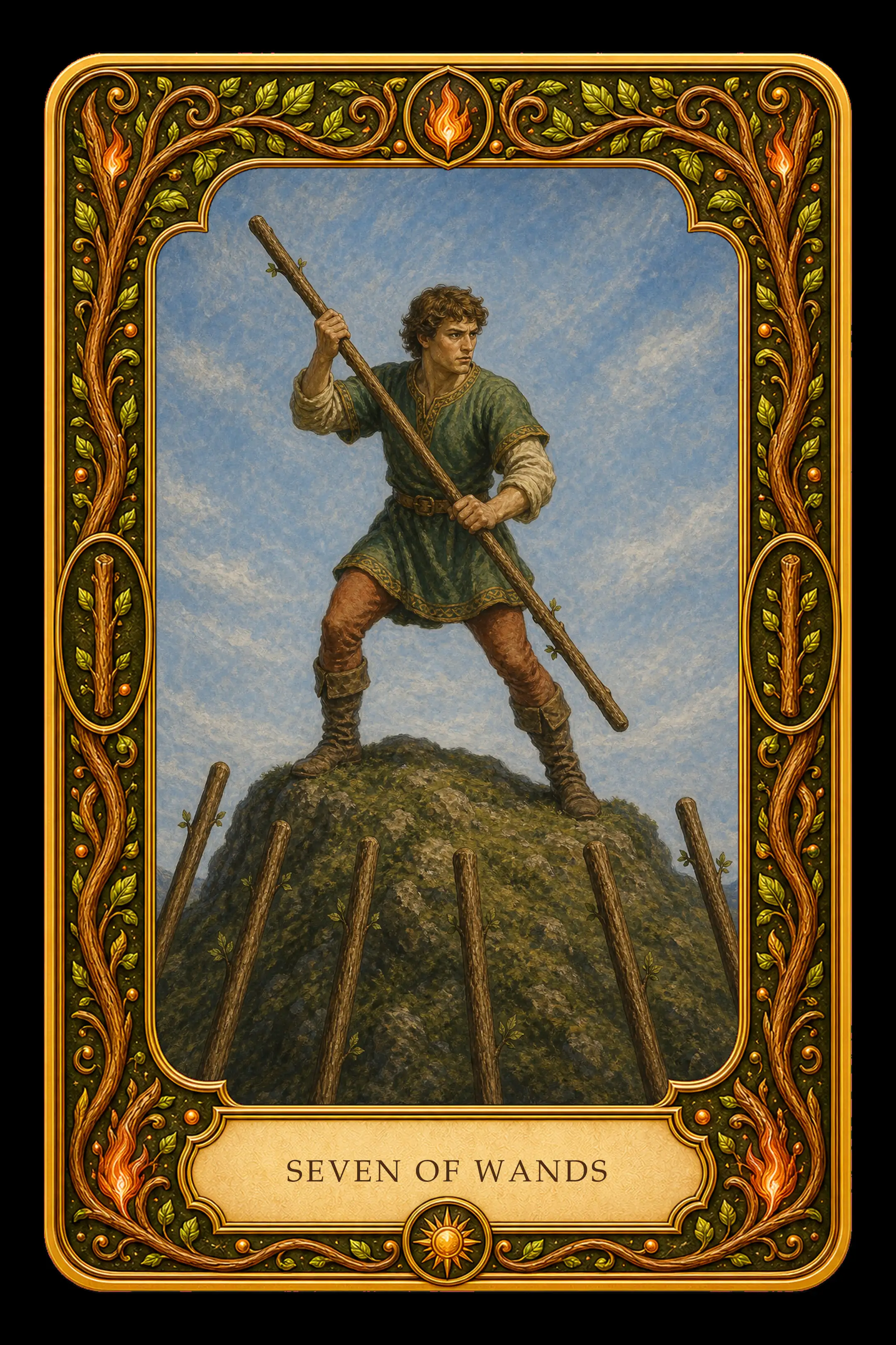 Seven of Wands