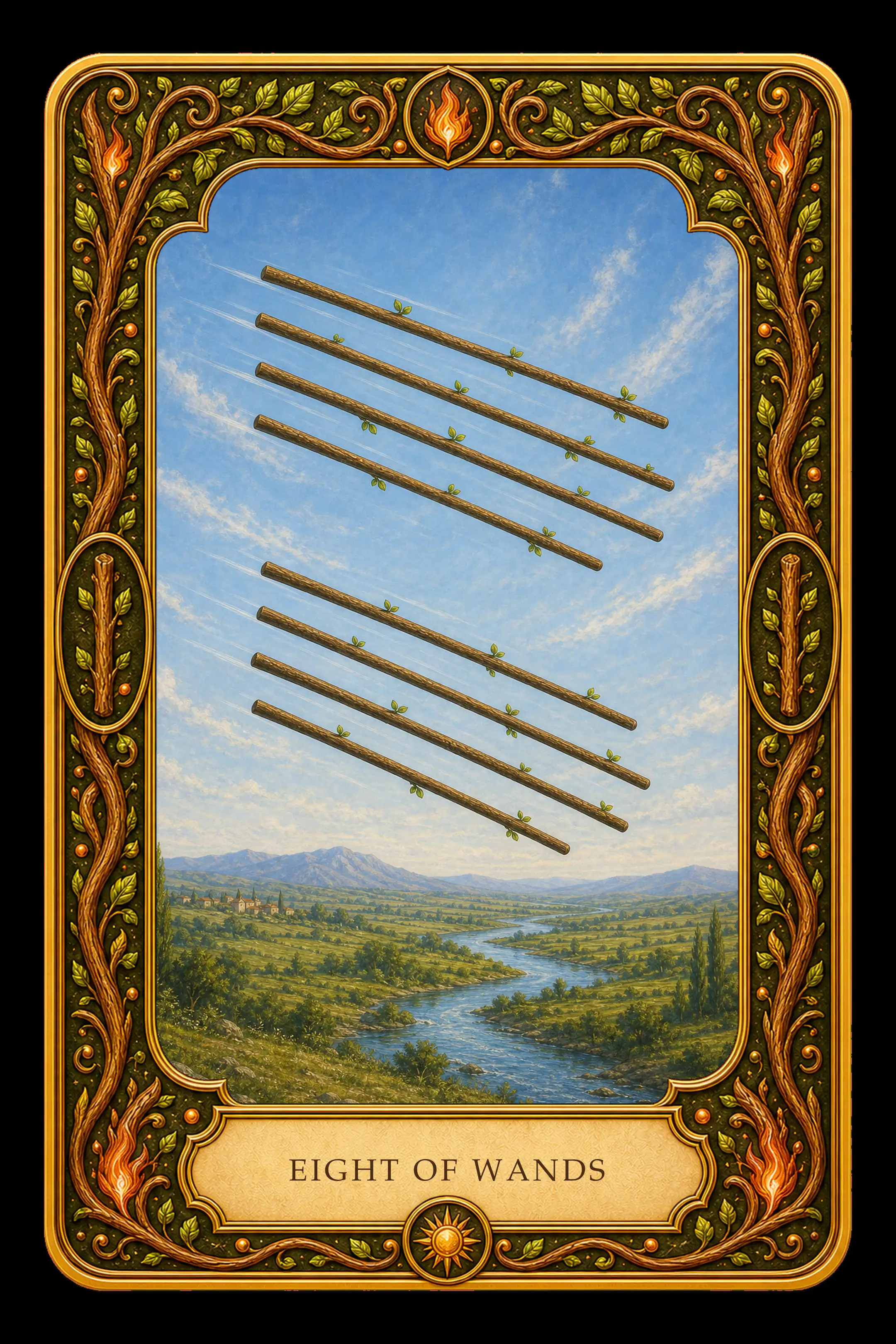 Eight of Wands