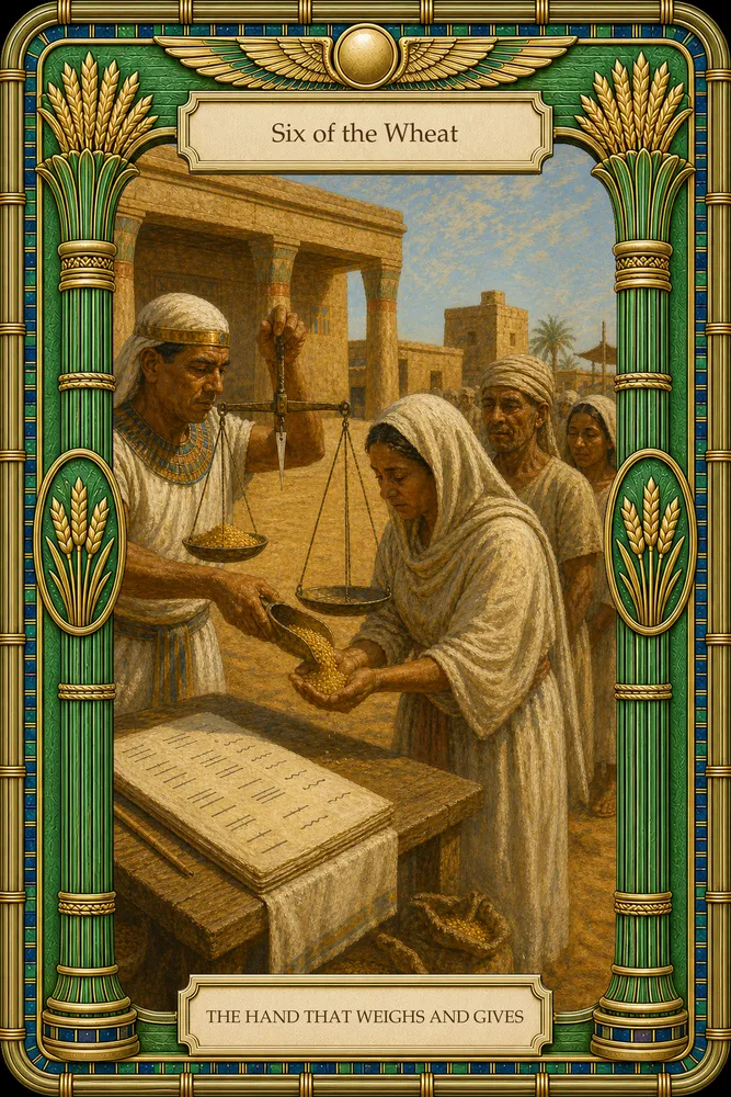The Hand that Weighs and Gives