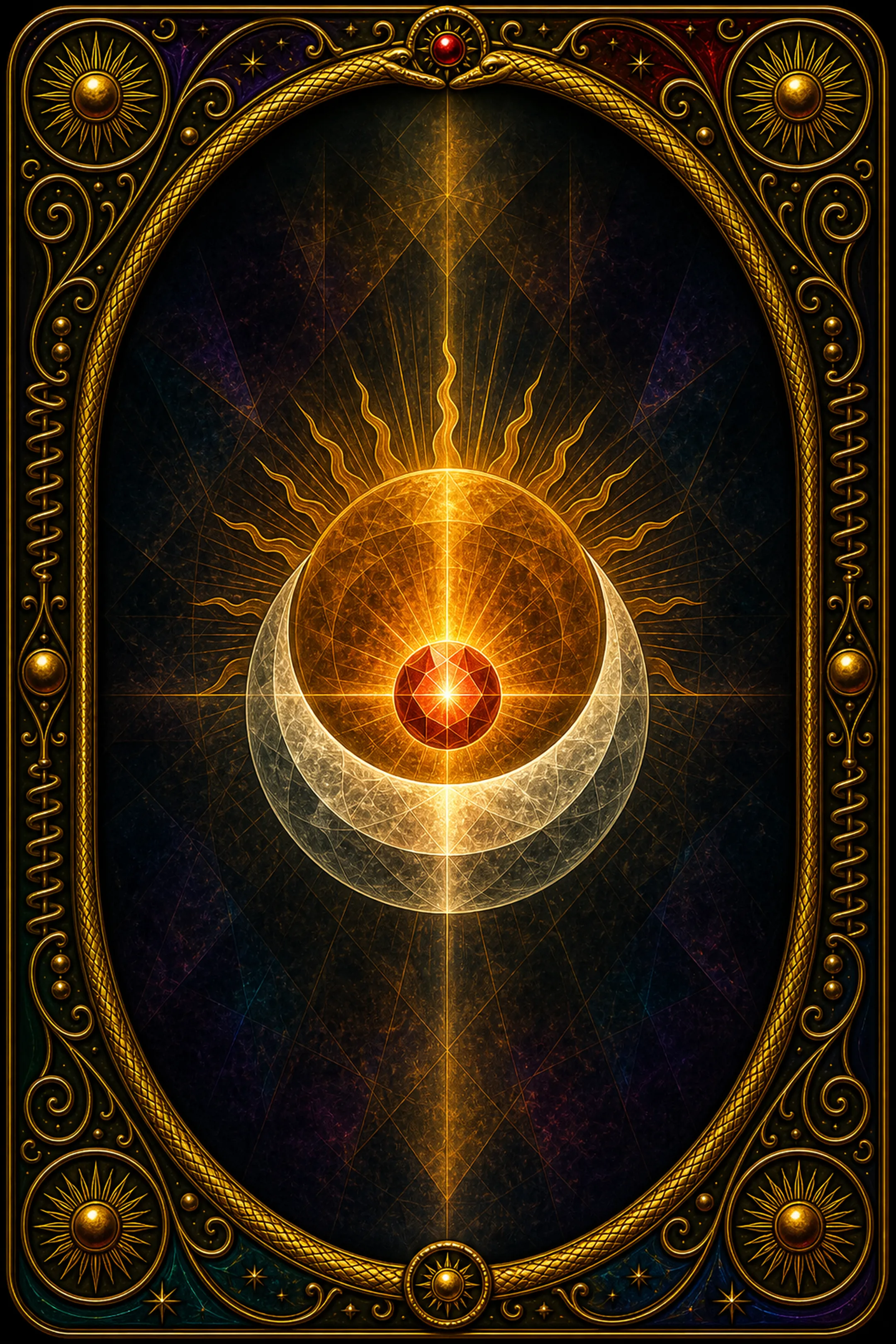The Inner Alchemy Tarot card back